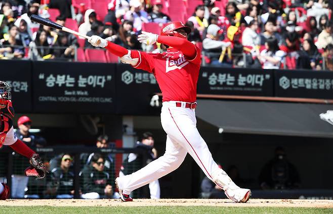 [서울=뉴시스] 프로야구 SSG 랜더스 김재환. (사진=SSG 제공). 2026.03.13. *재판매 및 DB 금지