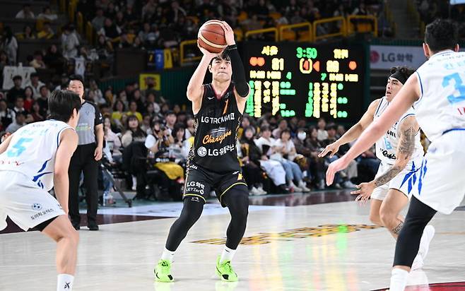 [서울=뉴시스] 프로농구 창원 LG의 유기상. (사진=KBL 제공) 2026.03.13. photo@newsis.com *재판매 및 DB 금지
