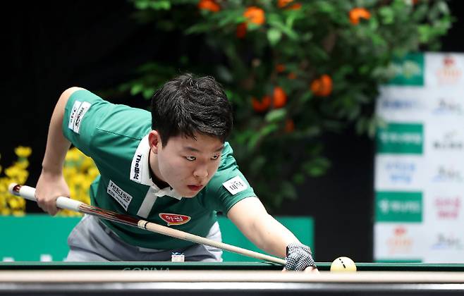 프로당구 역대 최연소 우승자 김영원. PBA