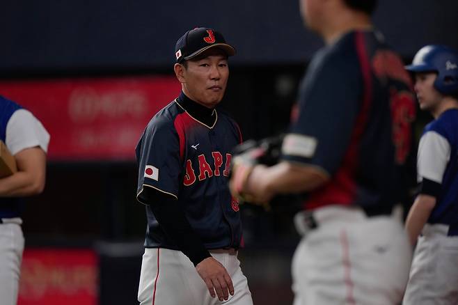 이바타 히로카즈 일본 야구 대표팀 감독.  도쿄 | AP연합뉴스