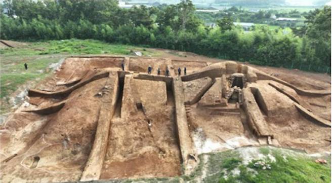 함평 마산리 표산 고분군 전경/전라남도 제공
