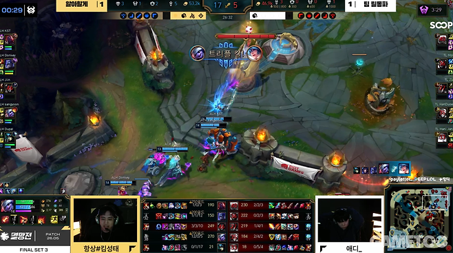 중반부 급격하게 성장을 마친 나는상윤 (사진= SOOP)