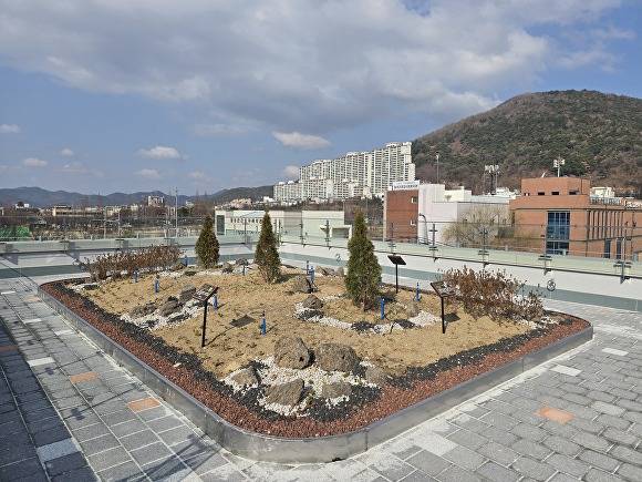 달성군 논공 출장소 4층 휴게공간 상상정원 전경 [사진=달성군]