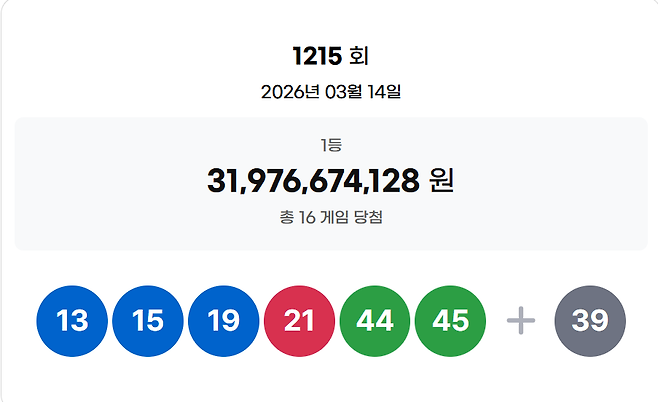 동행복권 홈페이지 갈무리.