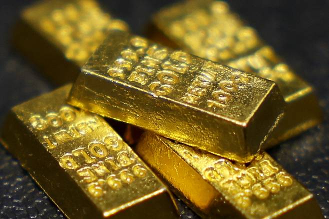 골드 바. UPI연합뉴스