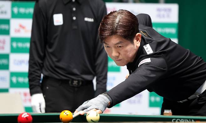 시즌 랭킹 1위 산체스를 꺾은 김재근. PBA