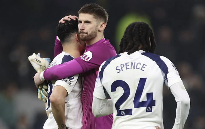 토트넘 홋스퍼 선수들. 게티이미지