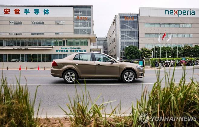 중국 광둥성 둥관의 넥스페리아 공장 [로이터 연합뉴스 자료사진. 재판매 및 DB금지]