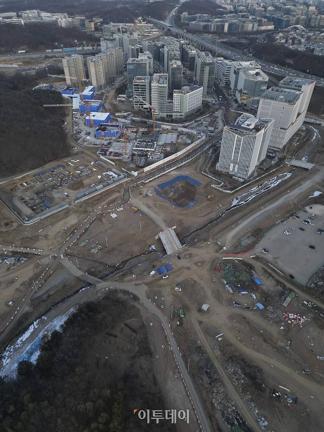 정부가 신규 공공택지를 조성하기로 한 경기 성남금토 공공주택지구 모습. 조현호 기자 hyunho@