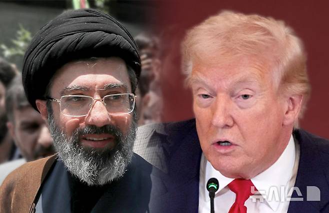 [서울=뉴시스] 도널드 트럼프 미국 대통령은 이란의 협상 의사에도 조건이 충족되지 않아 응하지 않았다고 밝혔다. 호르무즈 해협의 안전 확보를 위해 여러 국가에 협력을 요청했으며, 일부 국가는 긍정적으로 평가했다고 전했다. 2026.03.15.