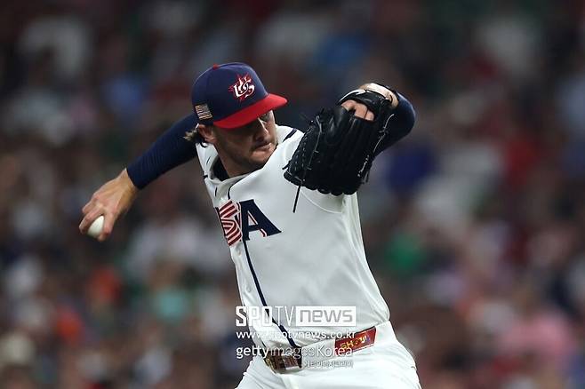 ▲ 지난해 내셔널리그 사이영상 수상자인 폴 스킨스가 미국 대표팀으로 월드베이스볼클래식(WBC) 첫 등판에서 4이닝 무실점의 압권의 투구를 선보였다.
