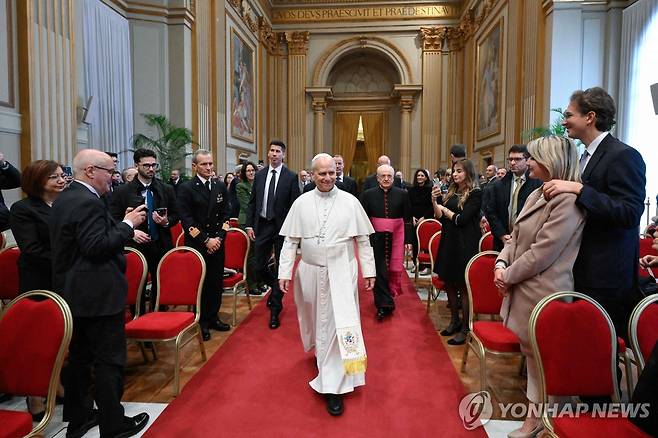 레오 14세 교황 [AFP=연합뉴스. 재판매 및 DB 금지]
