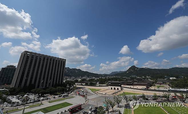 서울 광화문광장 일대 [연합뉴스 자료사진]