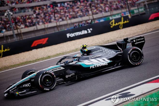 질주하는 키미 안토넬리의 머신 [EPA=연합뉴스]