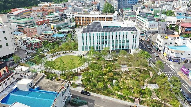 ▲ 포항꿈트리센터 도시숲 전경, 경북도제공