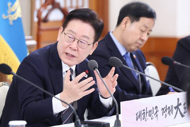 이재명 대통령이 지난 1월 9일 청와대에서 열린 경제성장전략 국민보고회에서 발언하고 있다.(사진=연합뉴스)