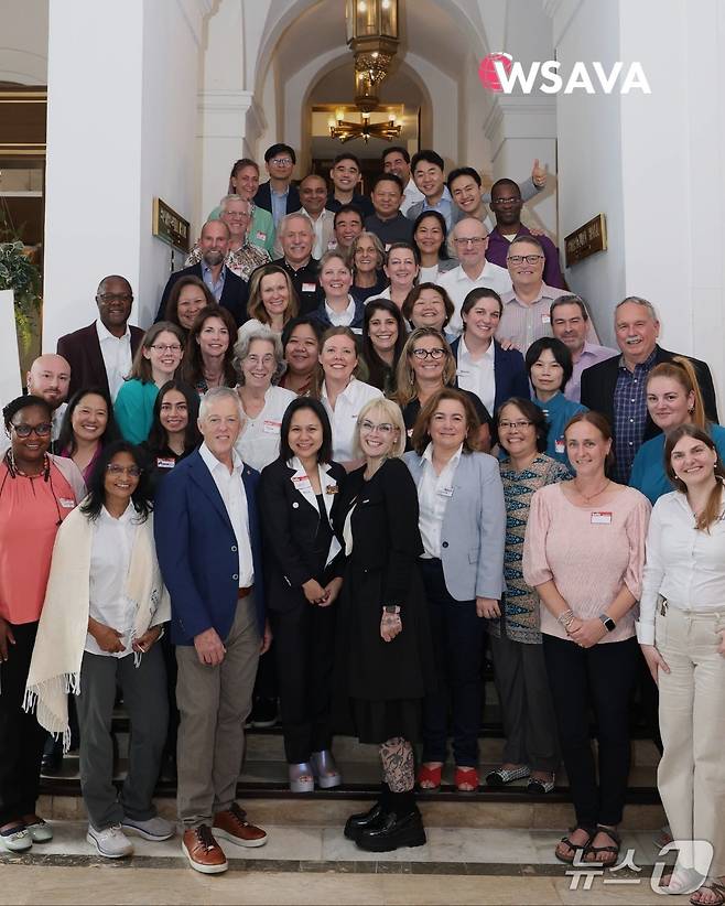 아시아·오세아니아 지역 멤버 포럼 참석자들이 기념사진을 찍고 있다(와사바 제공). ⓒ 뉴스1