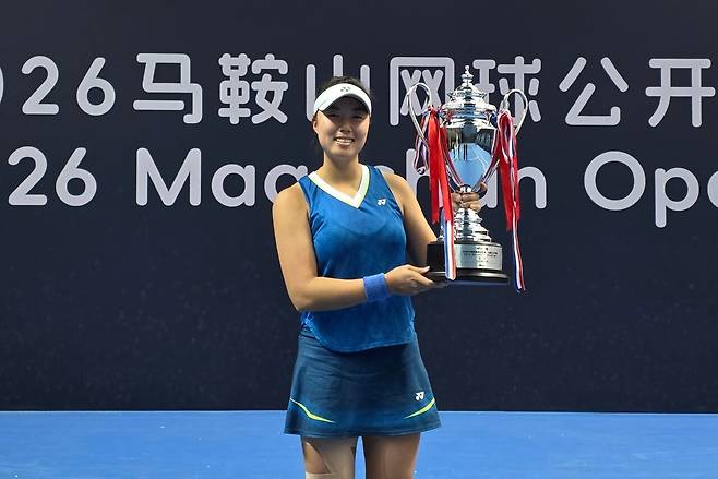 ITF 마안산 국제여자투어 2차 대회(W15)에서 단식 우승한 정보영