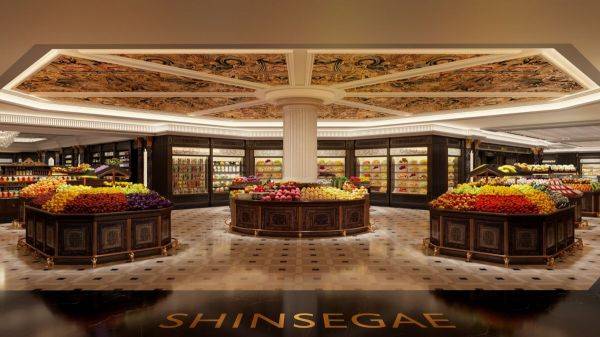 신세계백화점 강남점 식품관 '신세계 마켓'. 신세계백화점