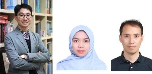 경희대 응용물리학과 이종수 교수, 라마툴 히다야티 박사, 김진희 연구교수. 경희대 사진 제공
