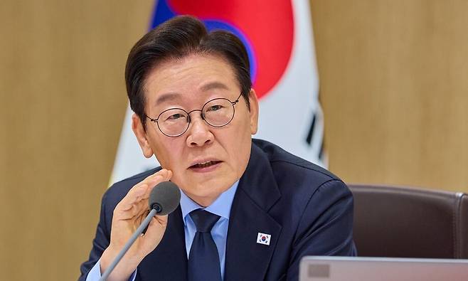 이재명 대통령. 청와대사진기자단