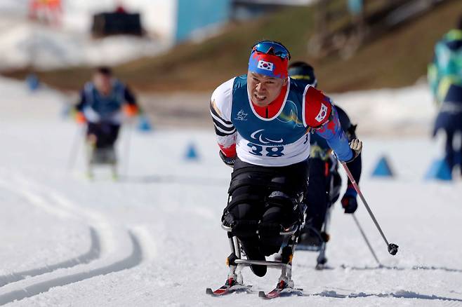 2026 밀라노·코르티나 동계패럴림픽에 출전한 신의현. 사진=공동취재단