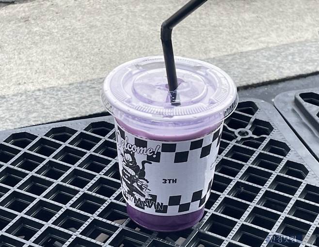 우베라떼 / 사진=박상경 기자