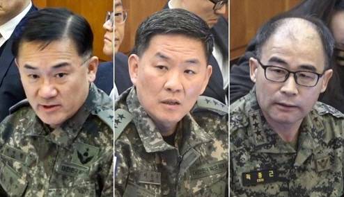 여인형·이진우·곽종근. 연합뉴스