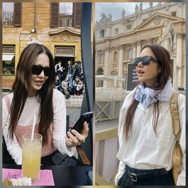 배우 고현정이 이탈리아 로마에서의 근황을 공개했다. 사진=고현정 SNS