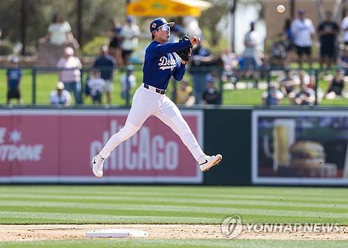 LA 다저스 김혜성. [로이터=연합뉴스] Mandatory Credit: Mark J. Rebilas-Imagn Images