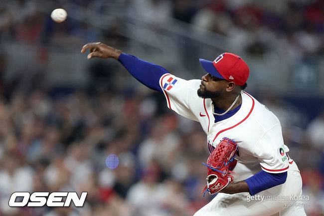 [사진] 도미니카 공화국 야구 대표팀 루이스 세베리노. ⓒGettyimages(무단전재 및 재배포 금지)