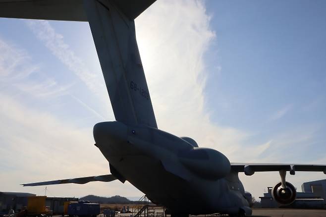 EC-2 전자전기 후미 모습. X 캡처