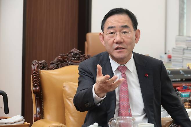 국민의힘 6선(대구 수성갑) 의원인 주호영 국회부의장이 2025년 12월30일 서울 여의도 국회에서 시사저널과 인터뷰를 하고 있다. ⓒ시사저널 이종현