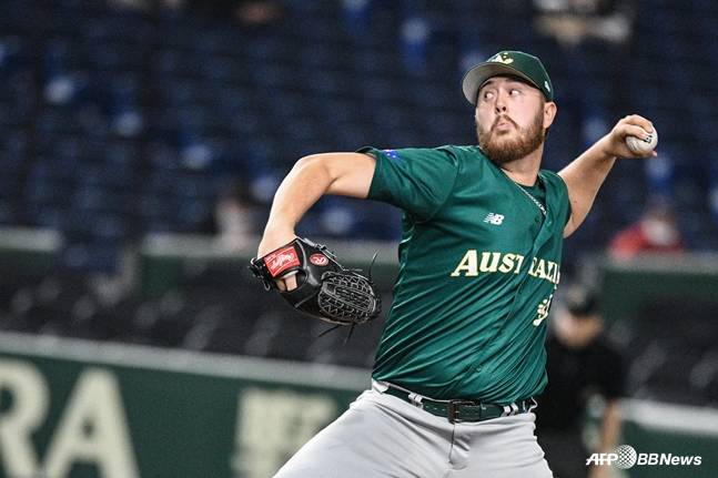 WBC에 호주 국대로 나갔던 오러클린. /AFPBBNews=뉴스1