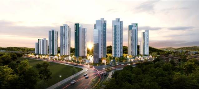 경기도 안산시 단원구 고잔연립5구역 사업 투시도 [대우건설 제공]