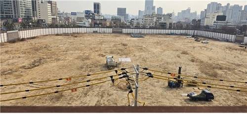 세운4구역 매장유산 발굴현장 시추 모습 [국가유산청 제공. 재판매 및 DB 금지]