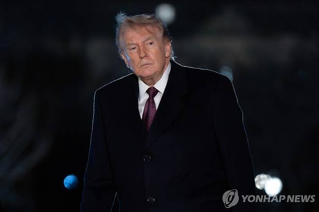 도널드 트럼프 미국 대통령 [AP 연합뉴스 자료사진. 재판매 및 DB 금지]