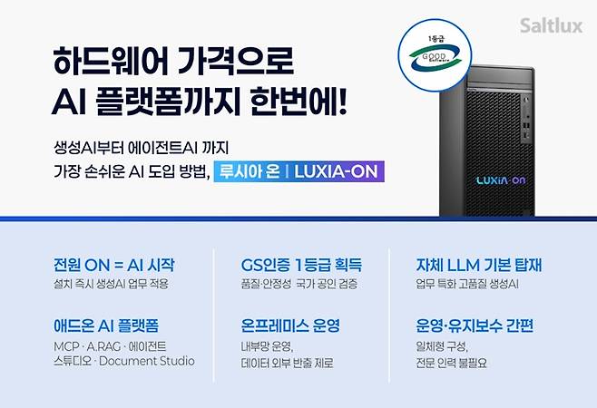 솔트룩스 '루시아 온' 홍보 이미지 /제공=솔트룩스