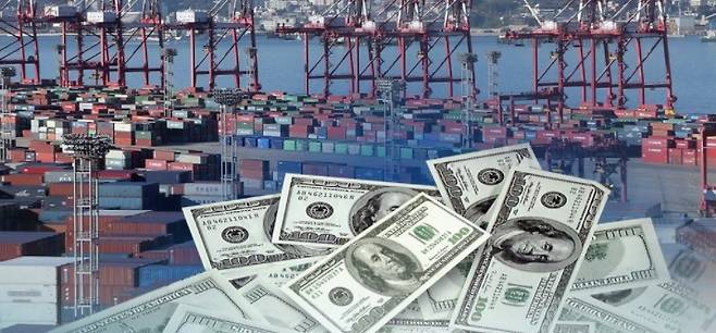 지난달 수출물가지수(원화 기준)는 148.98로 전월 대비 2.1% 상승했다. / 연합뉴스&nbsp;