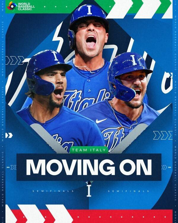 이번 대회에서 이변을 만들어낸 이탈리아. /사진=WBC 공식 채널