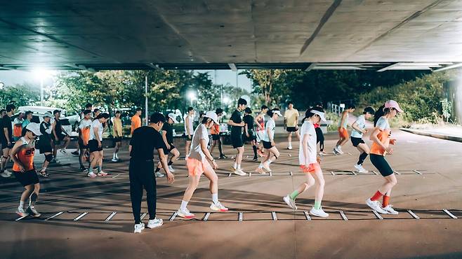 세종러닝팀 훈련 모습. 세종러닝팀 제공