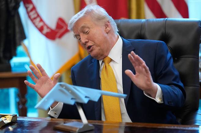 도널드 트럼프 미국 대통령. AP 연합뉴스