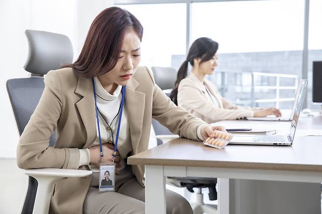 장음항진증은 장의 운동이 과도하게 활발해지면서 배에서 꾸르륵거리는 소리가 잦아지는 상태를 말한다./사진=클립아트코리아