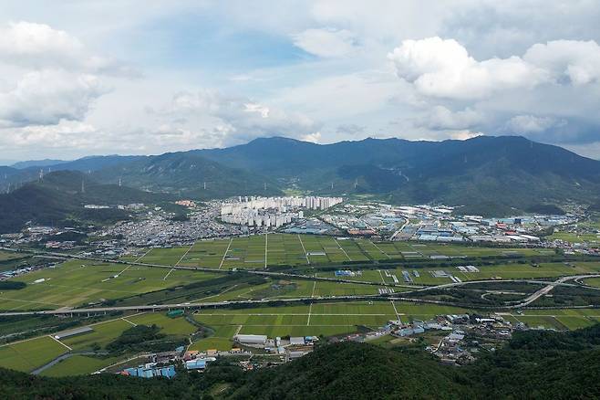 대구 달성군 테크노폴리스. 첨단 연구 기관, 주거 시설을 갖춘 신도시다. [사진 달성군]
