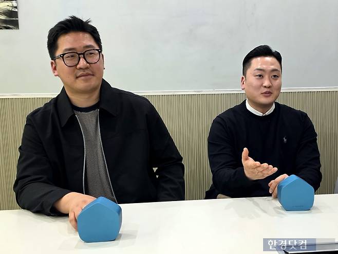 김도형 에이치디자인 대표, 양진관 모넬로 대표. 사진=신용현 기자