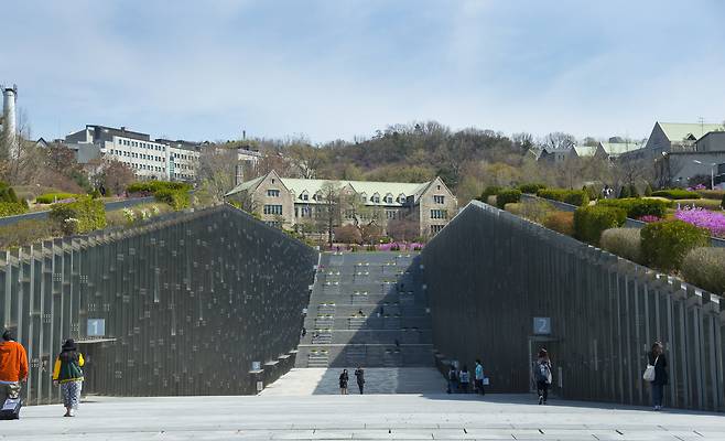The campus of Ewha Womans University campus in Seodaemun District, western Seoul, is seen in this file photo from 2025. [EWHA WOMANS UNIVERSITY]