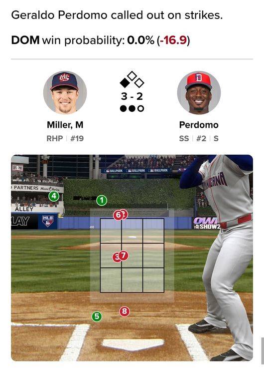 메이저리그 게임데이 캡처