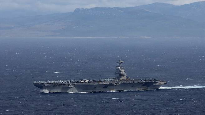 미 해군의 제럴드 포드 항모 전단