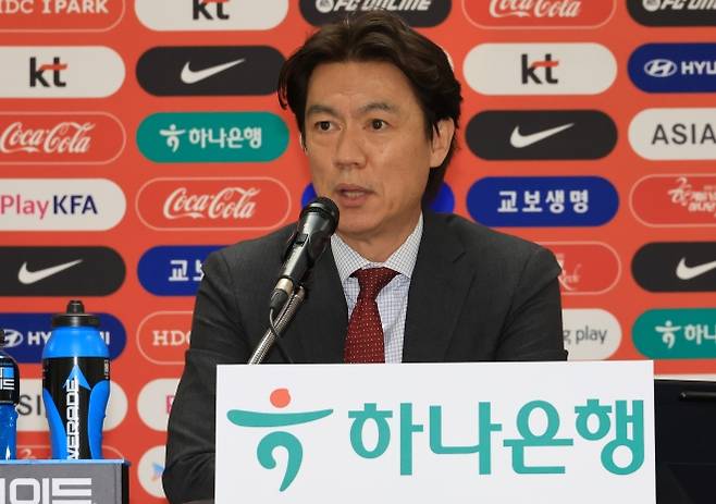 홍명보 축구 국가대표팀 감독. 연합뉴스