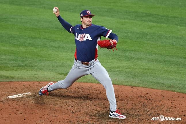 투구하는 메이슨 밀러. /AFPBBNews=뉴스1